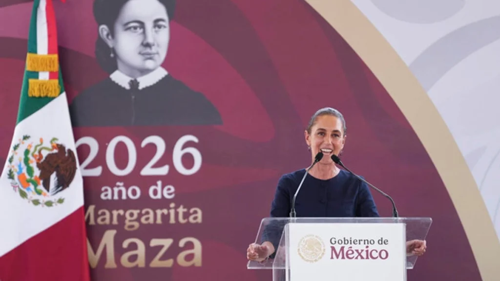 Claudia Sheinbaum sube nivel de aprobación a 77.5% al iniciar 2026, revela encuesta de FactoMétrica y Reporte Índigo