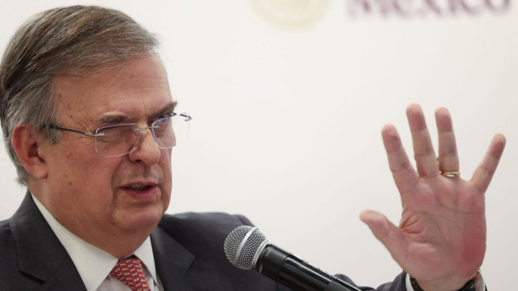 Reconoce Ebrard fase de tensión y discursos duros entre México y Estados Unidos