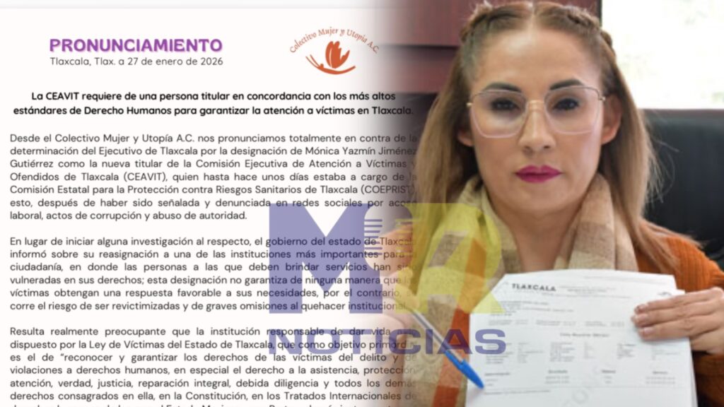 Colectivo rechaza nombramiento en CEAVIT