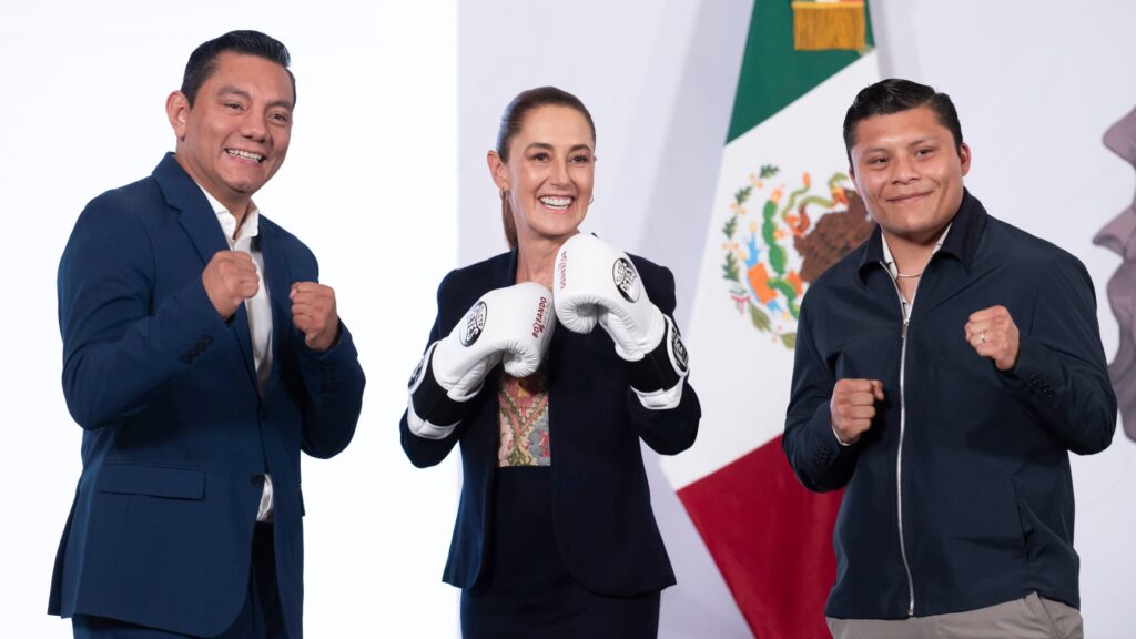 PRESIDENTA CLAUDIA SHEINBAUM PRESENTA BOXEANDO POR LA PAZ: 5 MIL BOXEADORAS Y BOXEADORES IMPARTIRÁN CLASES DE BOXEO A 100 MIL NIÑOS Y JÓVENES EN TODO EL PAÍS
