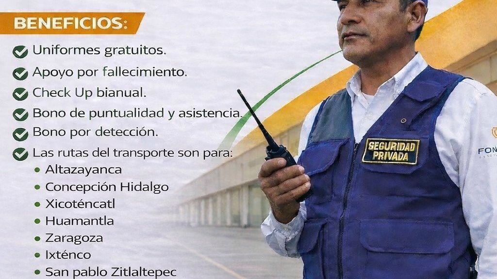 HUAMANTLA ABRE PUERTAS AL EMPLEO FORMAL CON RECLUTAMIENTO DE SEGURIDAD PRIVADA