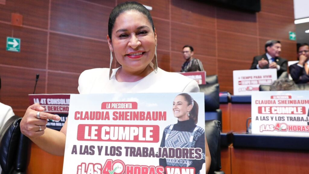 Ana Lilia Rivera informa beneficios de la jornada de 40 horas para Tlaxcala