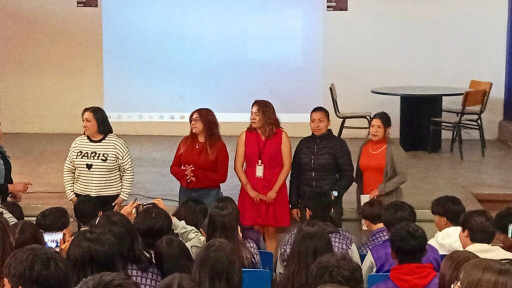 Más de 70 estudiantes del Colegio de Bachilleres del Estado de Tlaxcala Plantel 02 participaron en la plática “Prevención del embarazo en adolescentes”