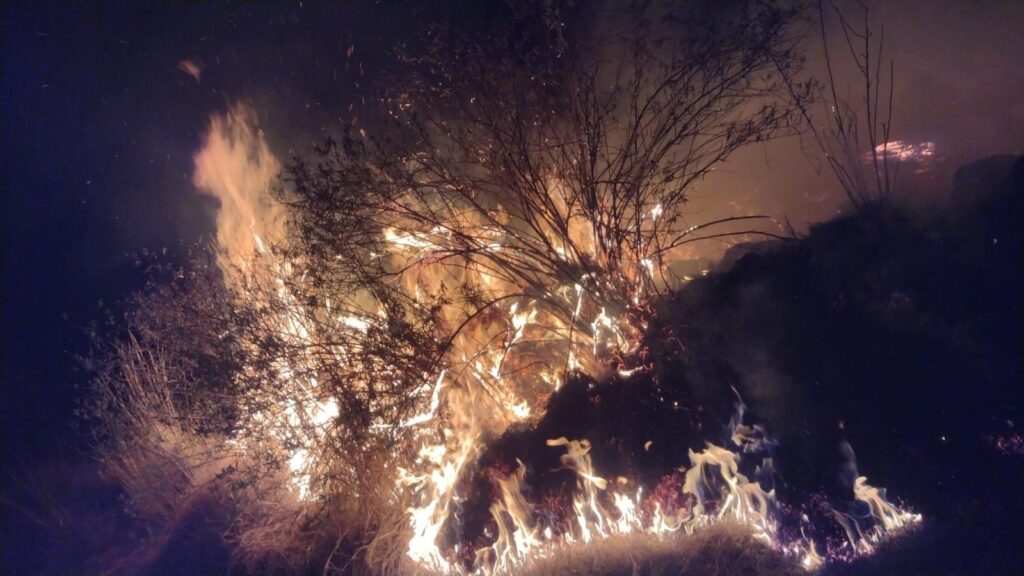 ATIENDE PROTECCIÓN CIVIL DOS INCENDIOS DE PASTIZAL EN HUAMANTLA
