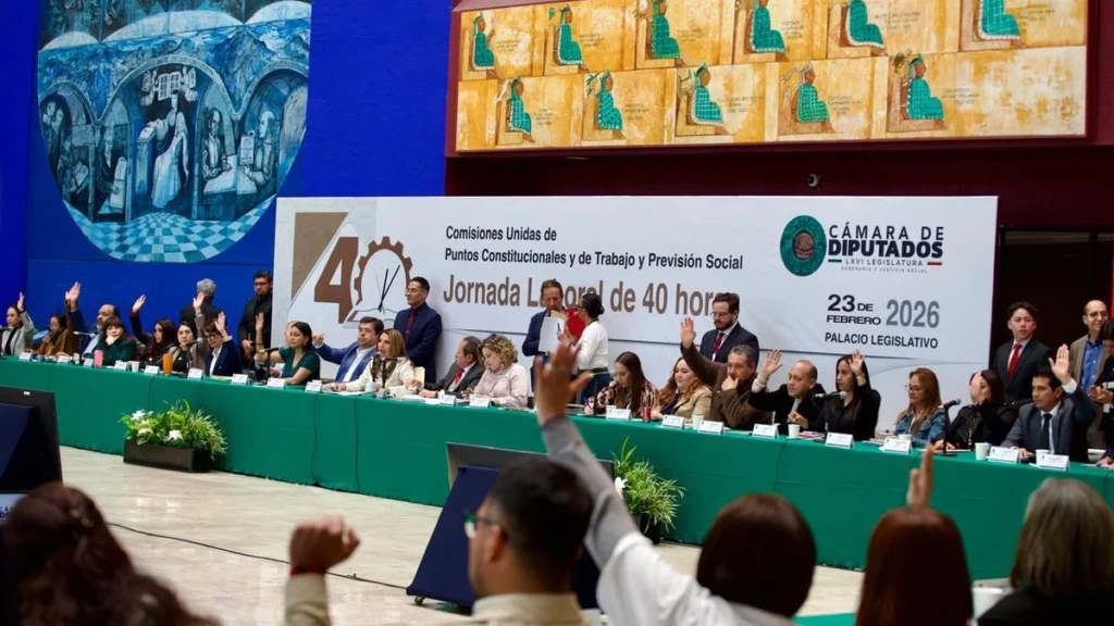 Aprueban en Comisiones Jornada de 40 horas semanales para 2030