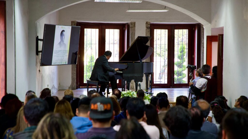 Huamantla vive una tarde memorable con el concierto de piano “Roberto Covarrubias: su espacio y su tiempo