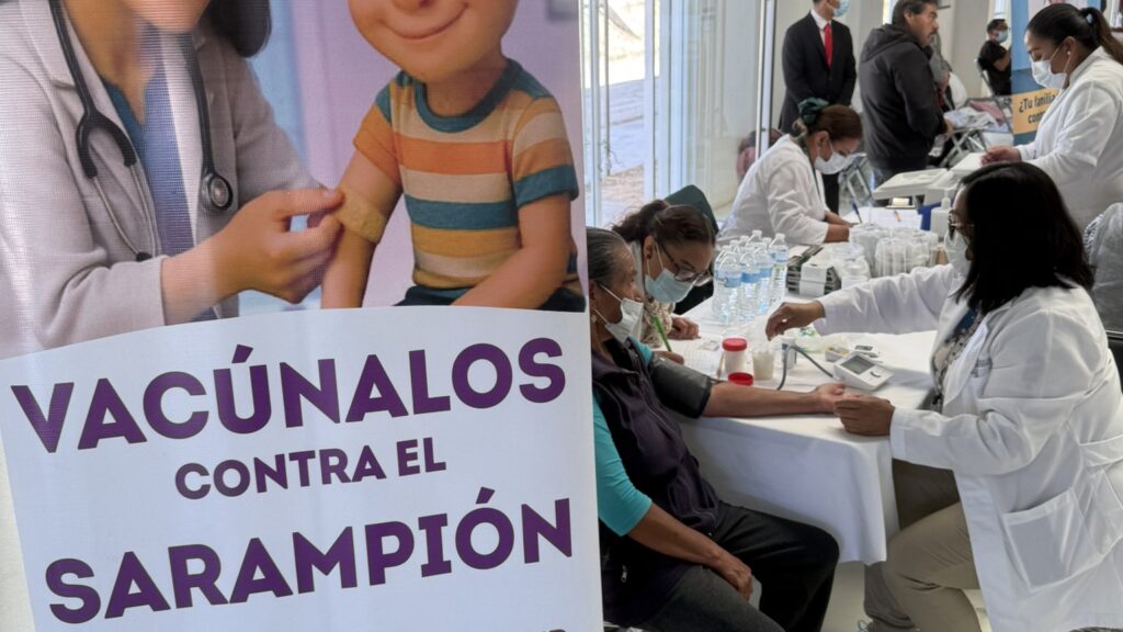 Campaña de vacunación frena contagios por sarampión