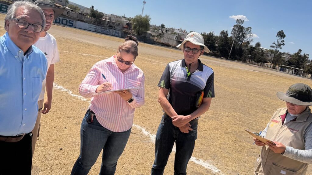 HUAMANTLA RECIBE VISITA DE SEDATU PARA VALORACIÓN DE POSIBLE INVERSIÓN EN ESPACIOS DEPORTIVOS