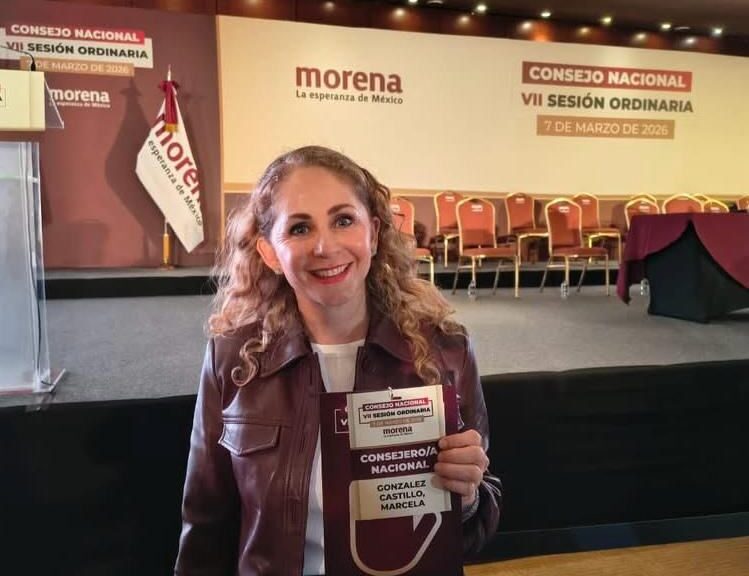 Marcela González participa en la VII Sesión Ordinaria del Consejo Nacional de Morena para fortalecer la unidad del movimiento