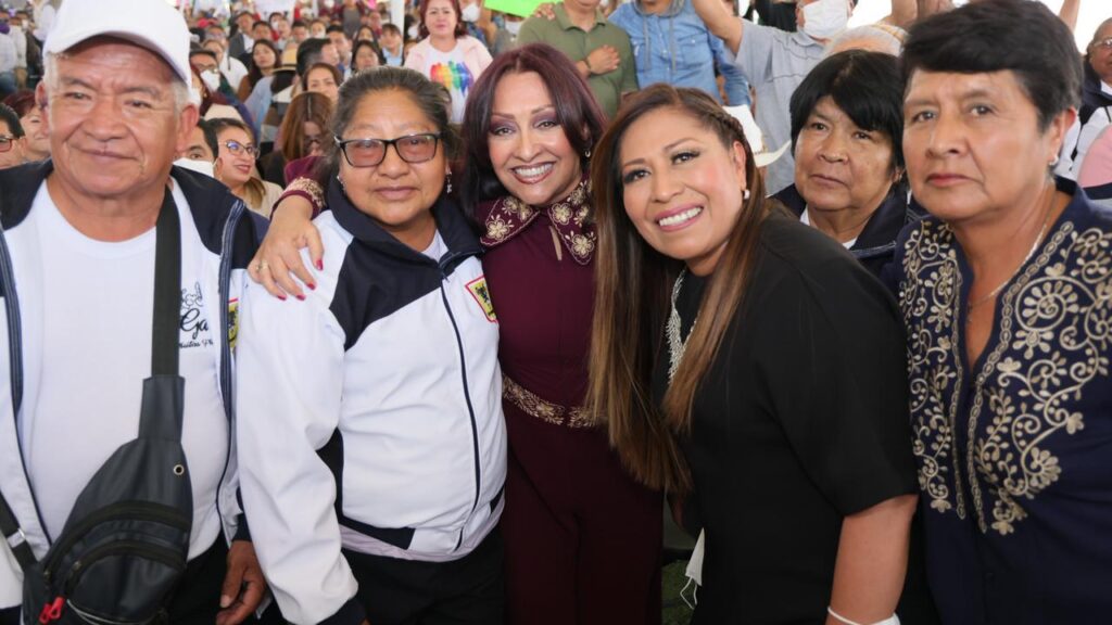Durante el Encuentro Tlaxcalteca en este municipio, la gobernadora Lorena Cuéllar anunció nuevas obras de beneficio social