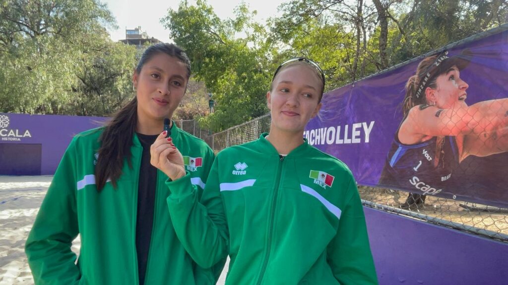 DUPLAS MEXICANAS SE PREPARAN EN TLAXCALA PARA EL TOUR MUNDIAL DE VOLEIBOL DE PLAYA