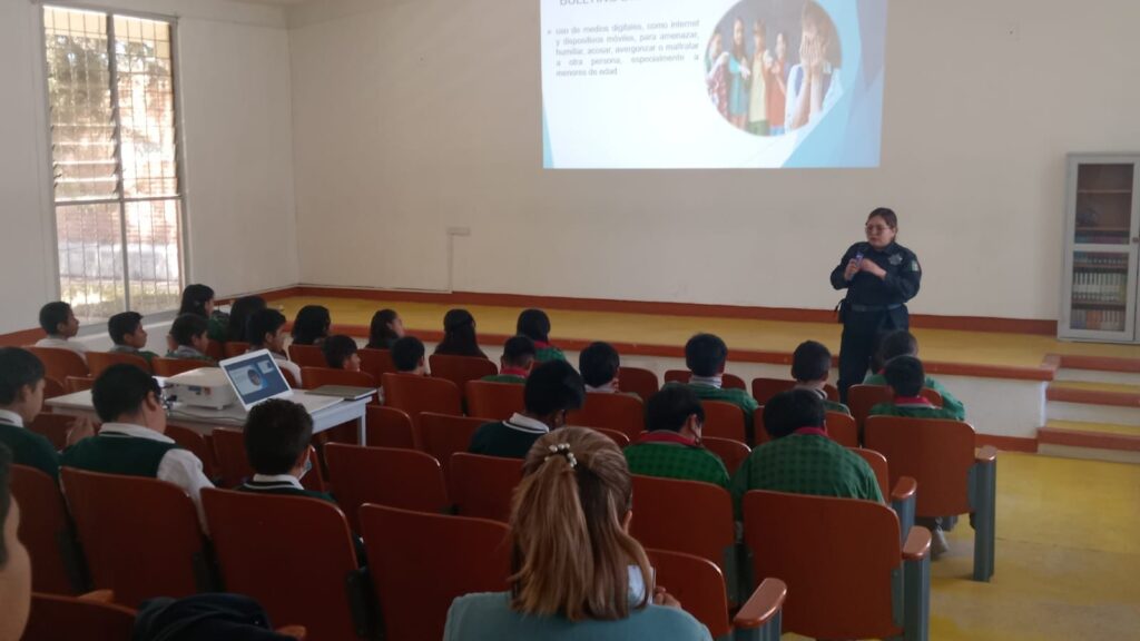 Refuerza Huamantla la prevención del delito con acciones en escuelas del municipio