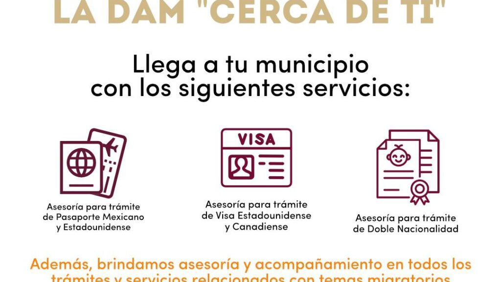El Gobierno Municipal de Huamantla informa que este martes se contará con la presencia de la Dirección de Atención a Migrantes (DAM) del Gobierno del Estado de Tlaxcala, quien brindará atención directa a la ciudadanía.