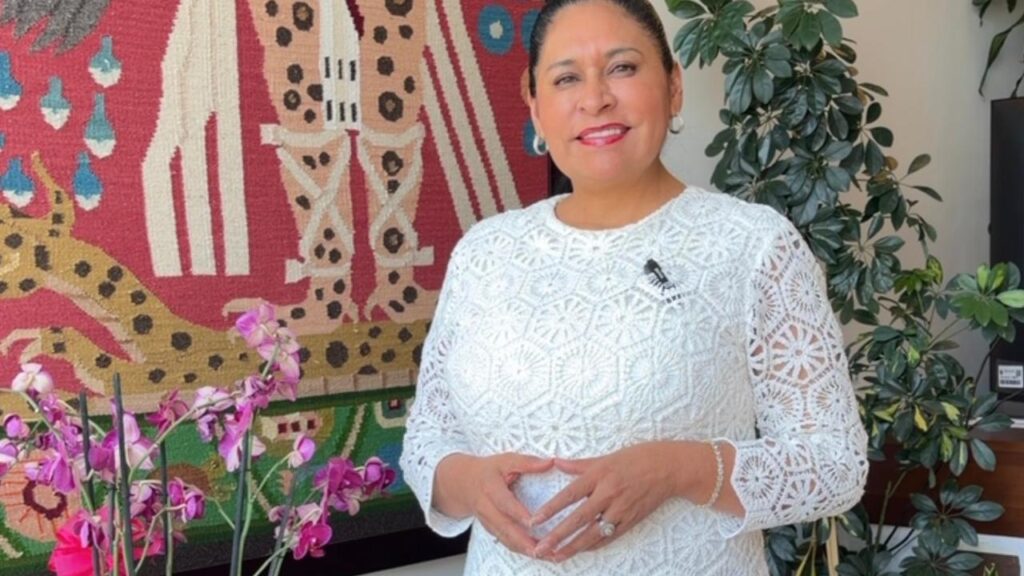 Llama Ana Lilia Rivera a no dejarse engañar ante campaña con Inteligencia Artificial en su contra