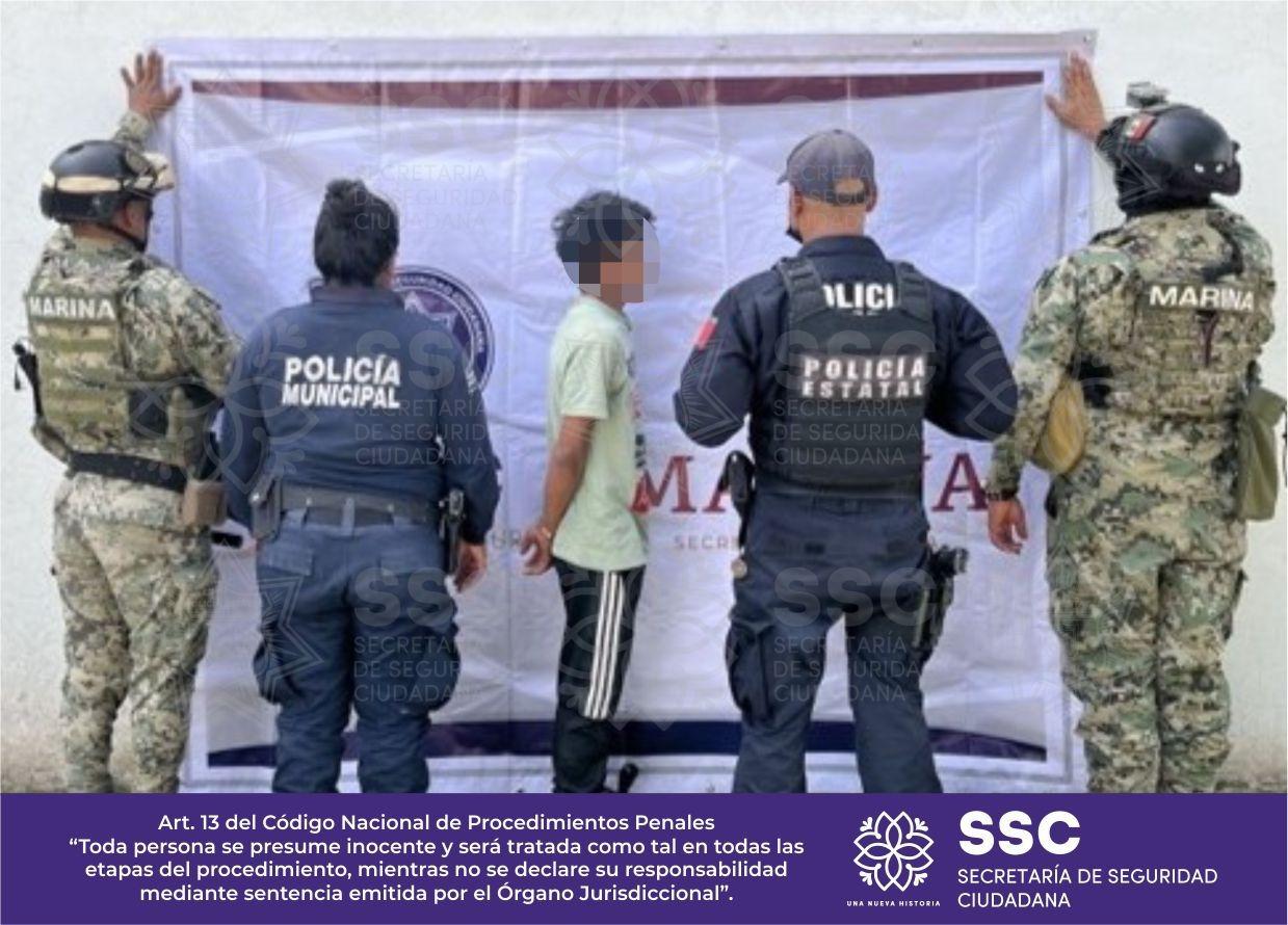 Secretaria de Seguridad decomisa 308 dosis de drogas
