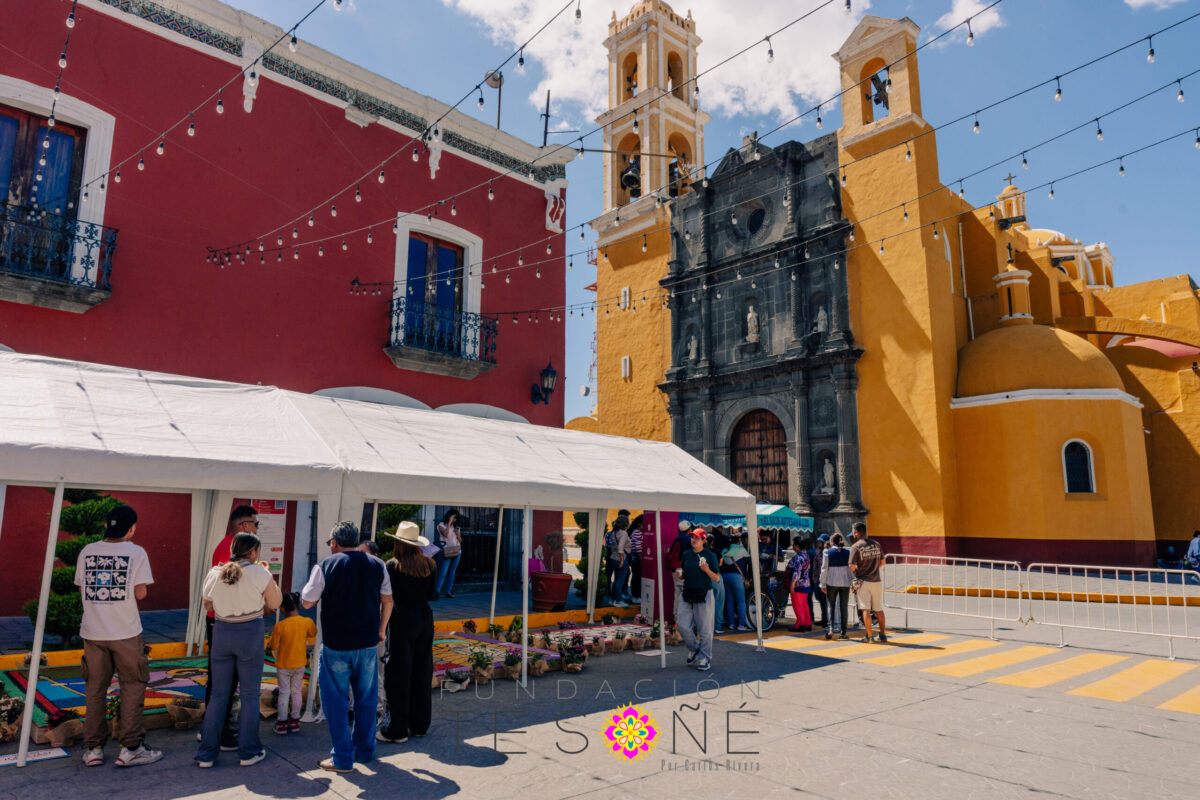 Fundación Te Soñé impulsa nuevo espacio para el arte efímero en Semana Santa en Huamantla