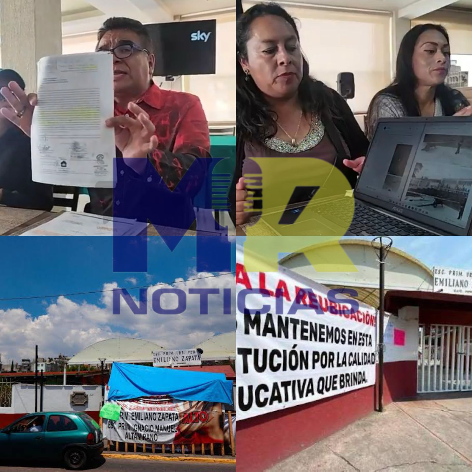 Padres denuncian irregularidades en traslado de escuelas en Tlaxcala