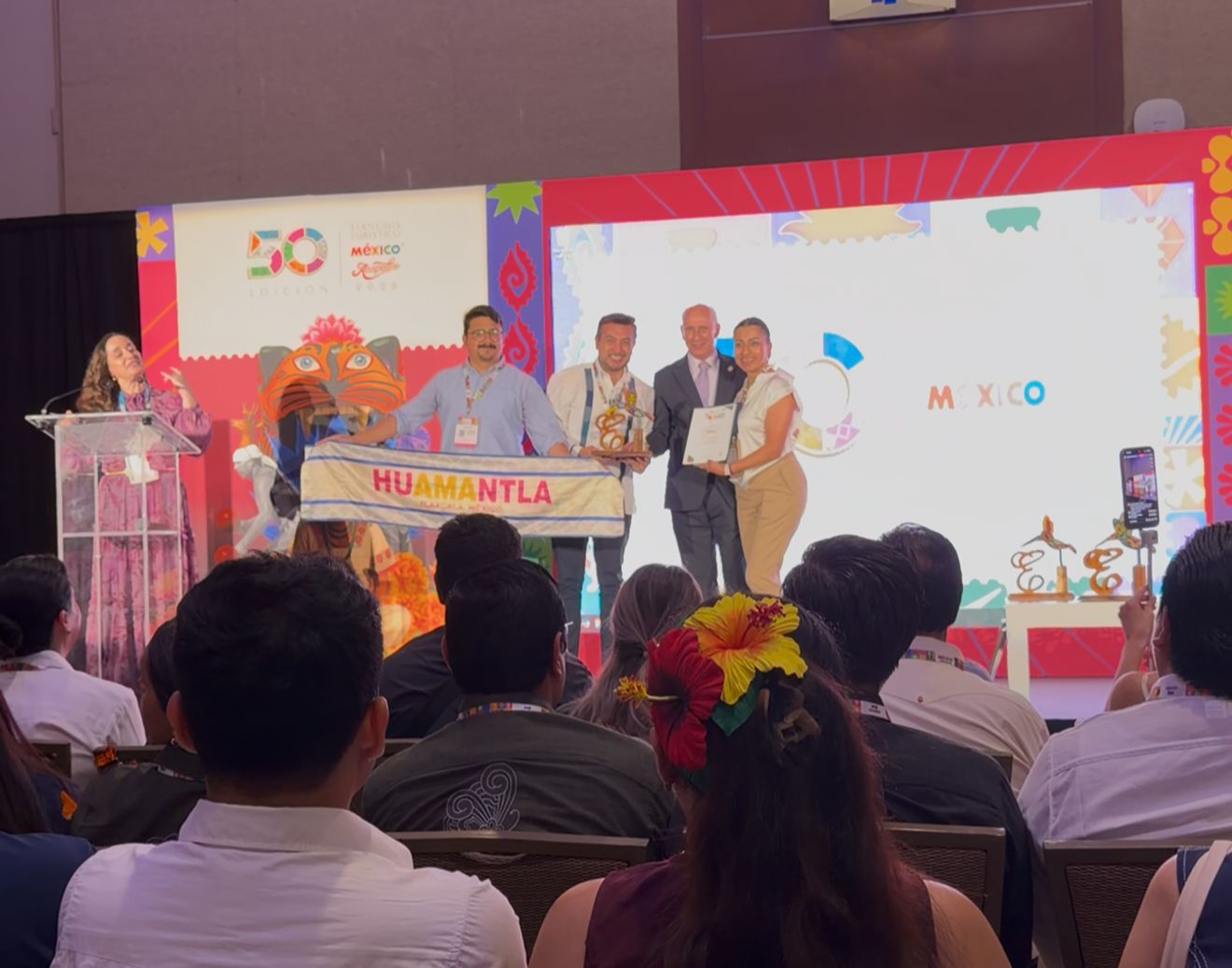 Huamantla suma otro premio Internacional en el Tianguis Turístico México 2026