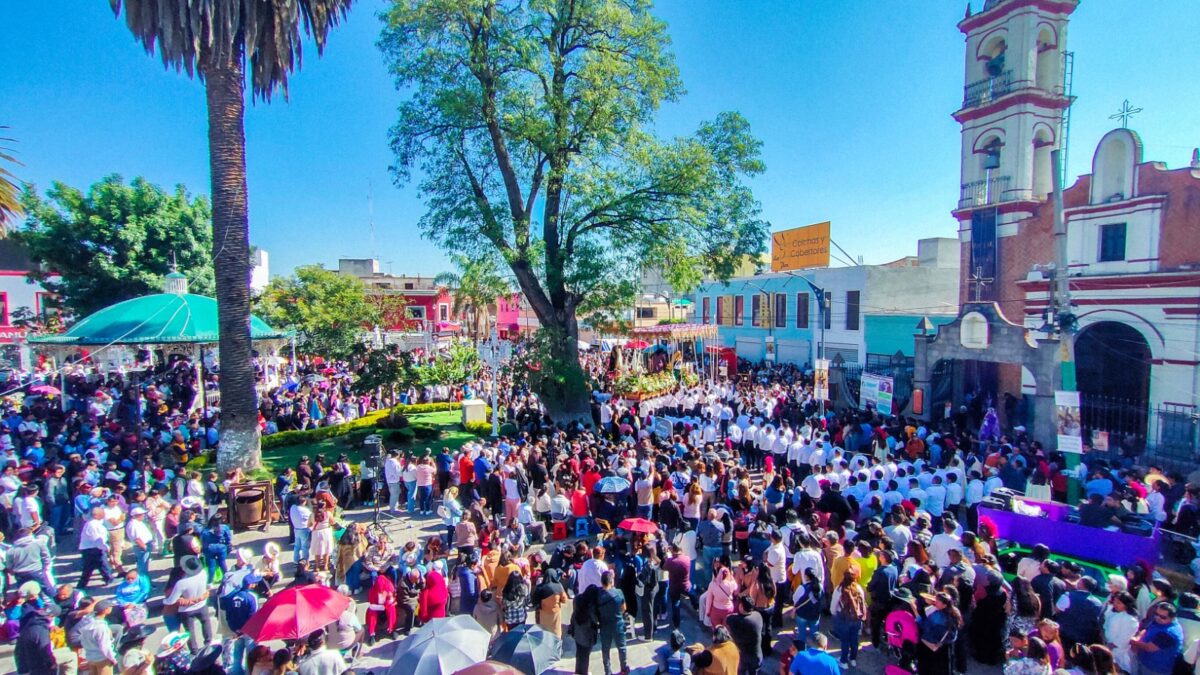Más de 100 mil personas vivieron la Semana Santa en Chiautempan, la más representativa de Tlaxcala