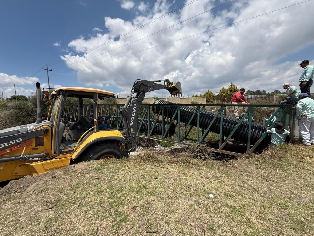 CAPAMH atendió de manera oportuna una afectación en la infraestructura del drenaje principal, derivada de una quema agrícola que se salió de control.