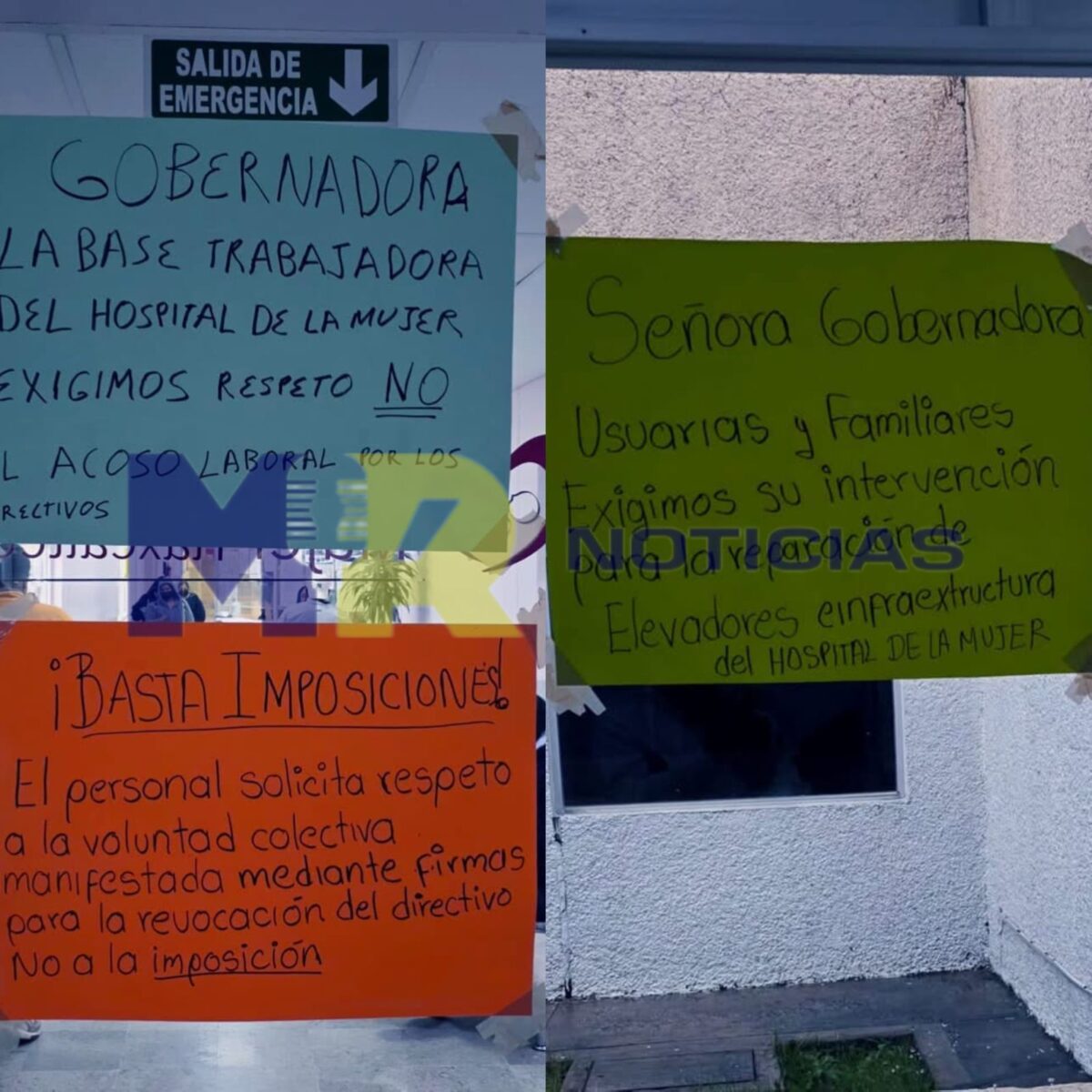 Trabajadores acusan de acoso laboral en el Hospital de la Mujer