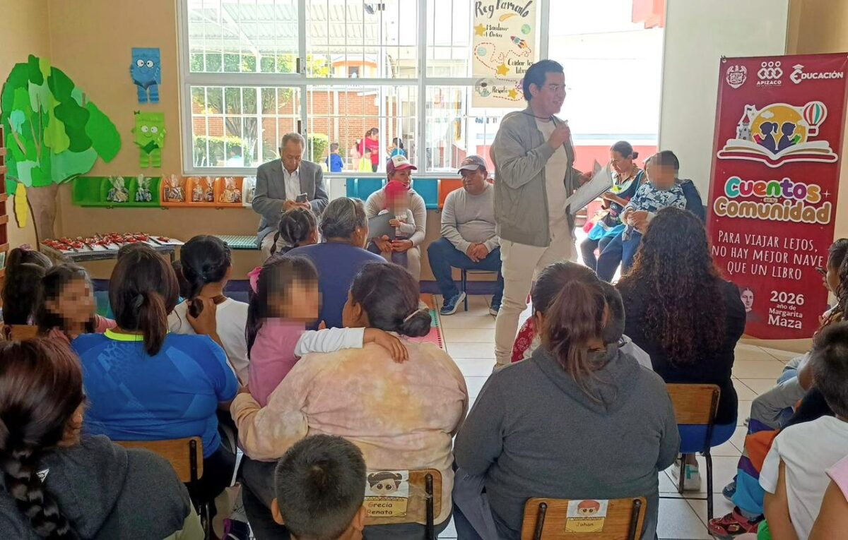 La estrategia busca fortalecer el hábito lector en niñas y niños de las siete comunidades del municipio.