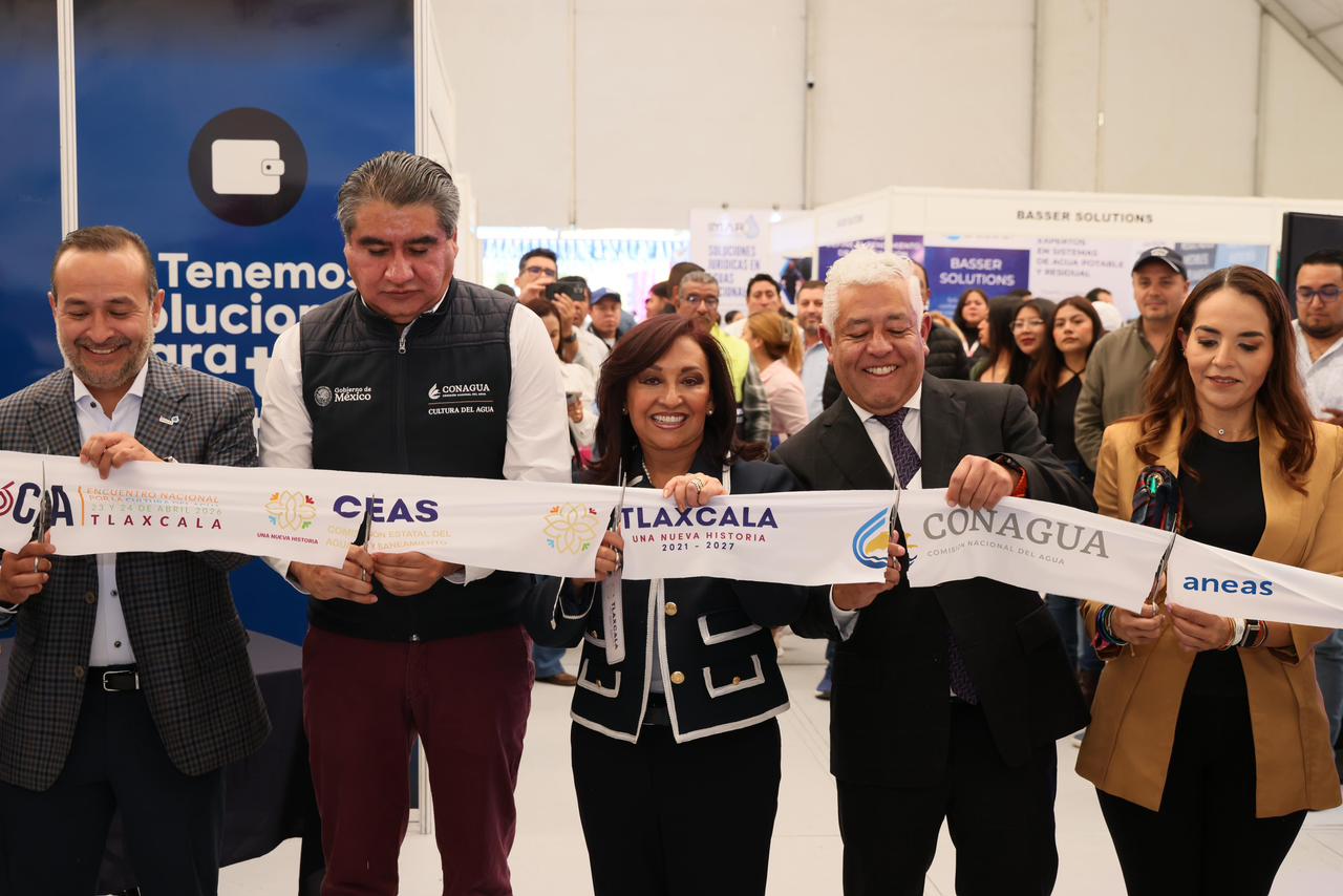 TLAXCALA, MODELO NACIONAL EN SANEAMIENTO Y CULTURA DEL AGUA: GOBERNADORA