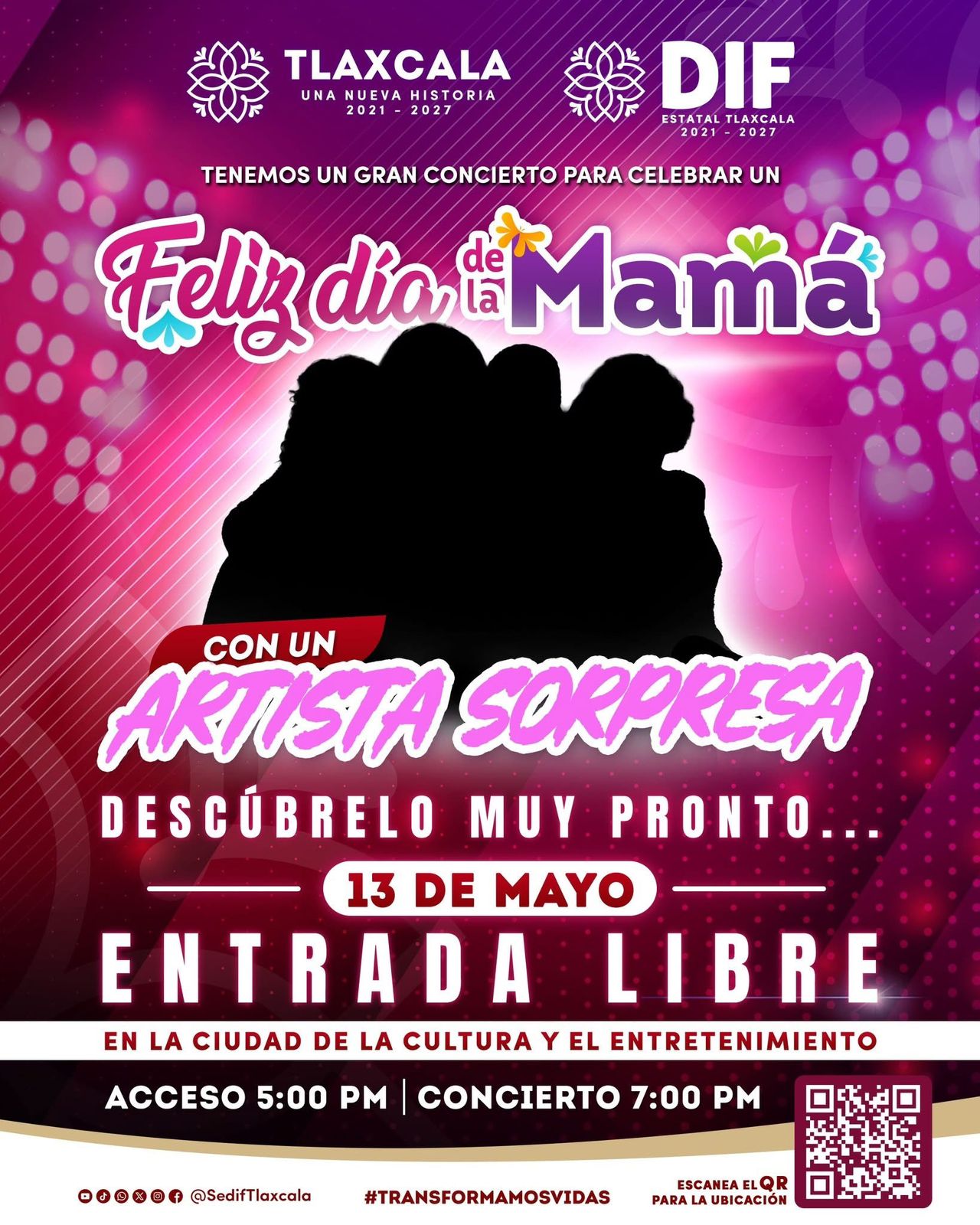 CELEBRARÁ SEDIF A MAMÁS TLAXCALTECAS CON FESTIVAL GRATUITO; OBSEQUIARÁ PREMIOS CON DINÁMICAS EN REDES SOCIALES