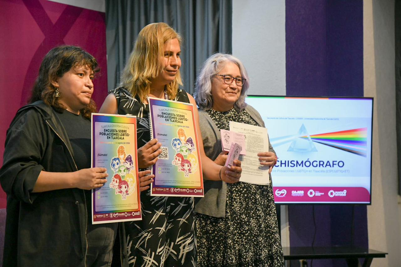 SECRETARÍA DE CULTURA PRESENTA “EL CHISMÓGRAFO”, PRIMERA ENCUESTA ESTATAL SOBRE POBLACIÓN LGBTIQ+ EN TLAXCALA