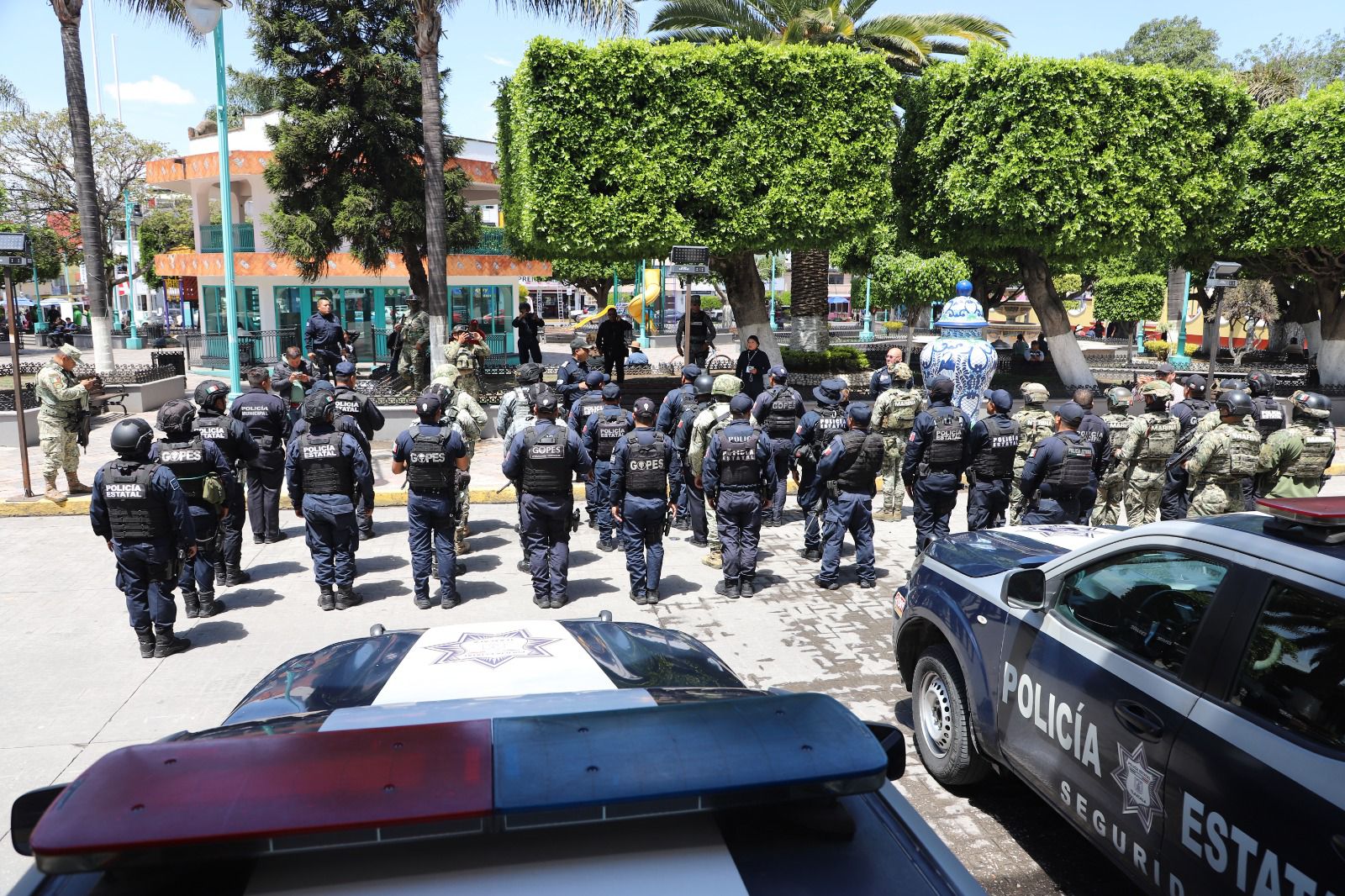 GOBIERNO DEL ESTADO FORTALECE LA SEGURIDAD EN SAN PABLO DEL MONTE CON EL OPERATIVO “CERO TOLERANCIA”