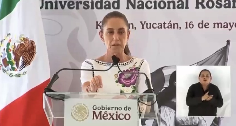 NINGÚN GOBIERNO EXTRANJERO NI LOS CORRUPTOS DE ANTES LE VAN A ARREBATAR LA TRANSFORMACIÓN AL PUEBLO DE MÉXICO: PRESIDENTA CLAUDIA SHEINBAUM DESDE YUCATÁN