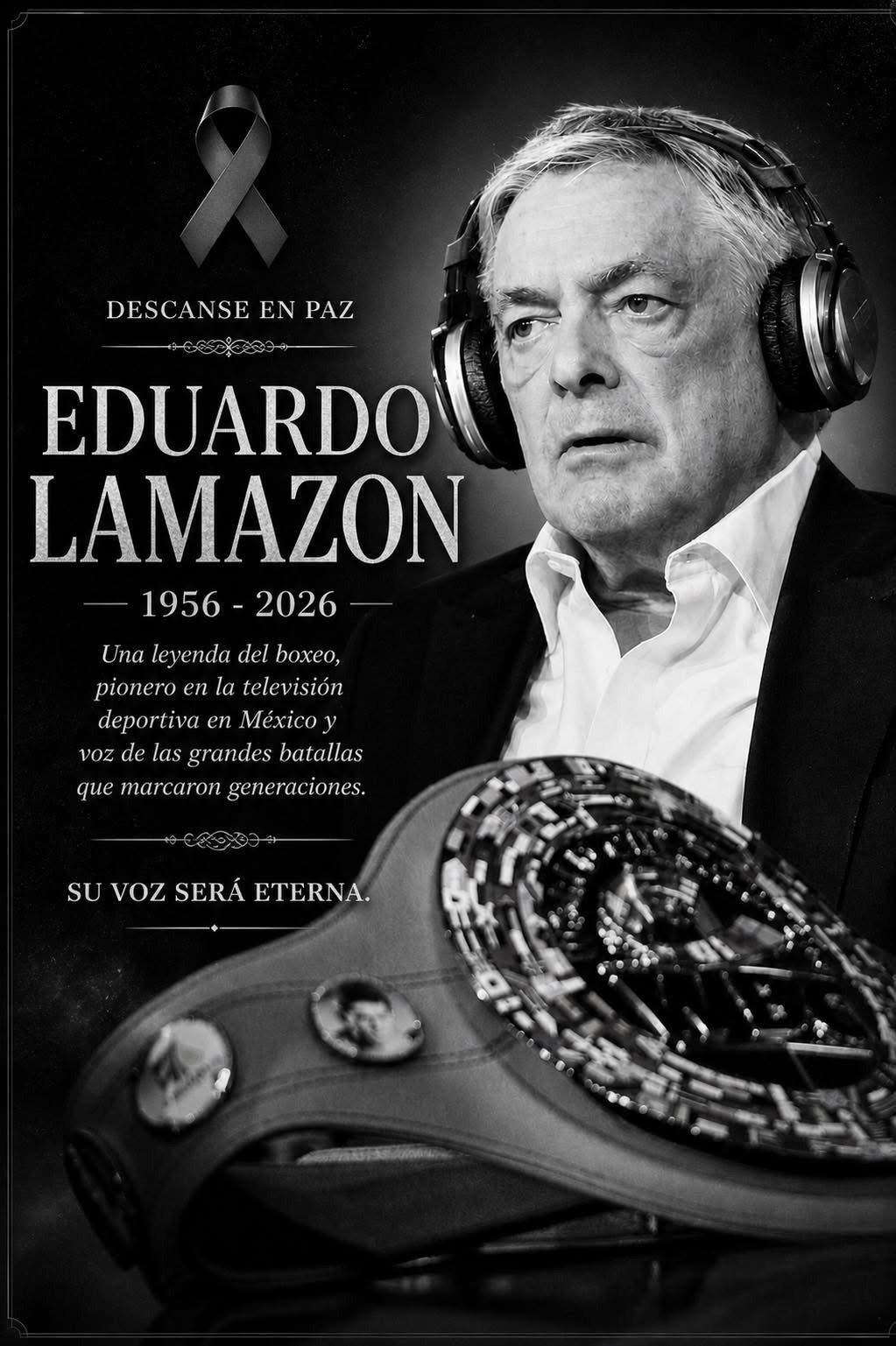 Muere Lamazón; “diez puntos para ustedes”; escribió en sus redes