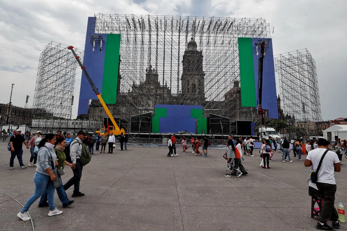 Estructuras del Fan Fest no afectarán el Zócalo, asegura la Secretaría de Cultura