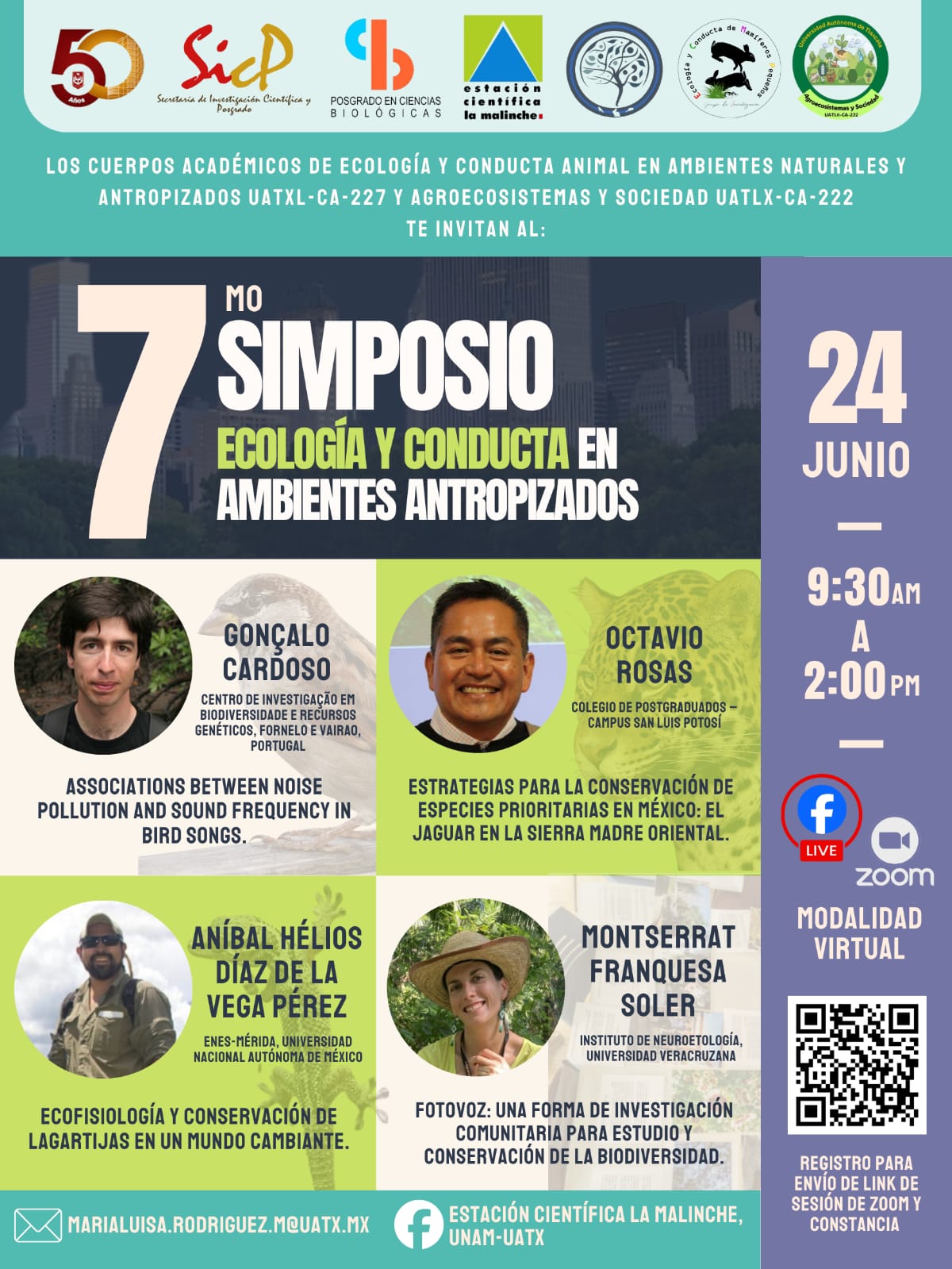 CTBC-UATx abre espacios de reflexión científica sobre desafíos de conservación de fauna silvestre en México y Tlaxcala