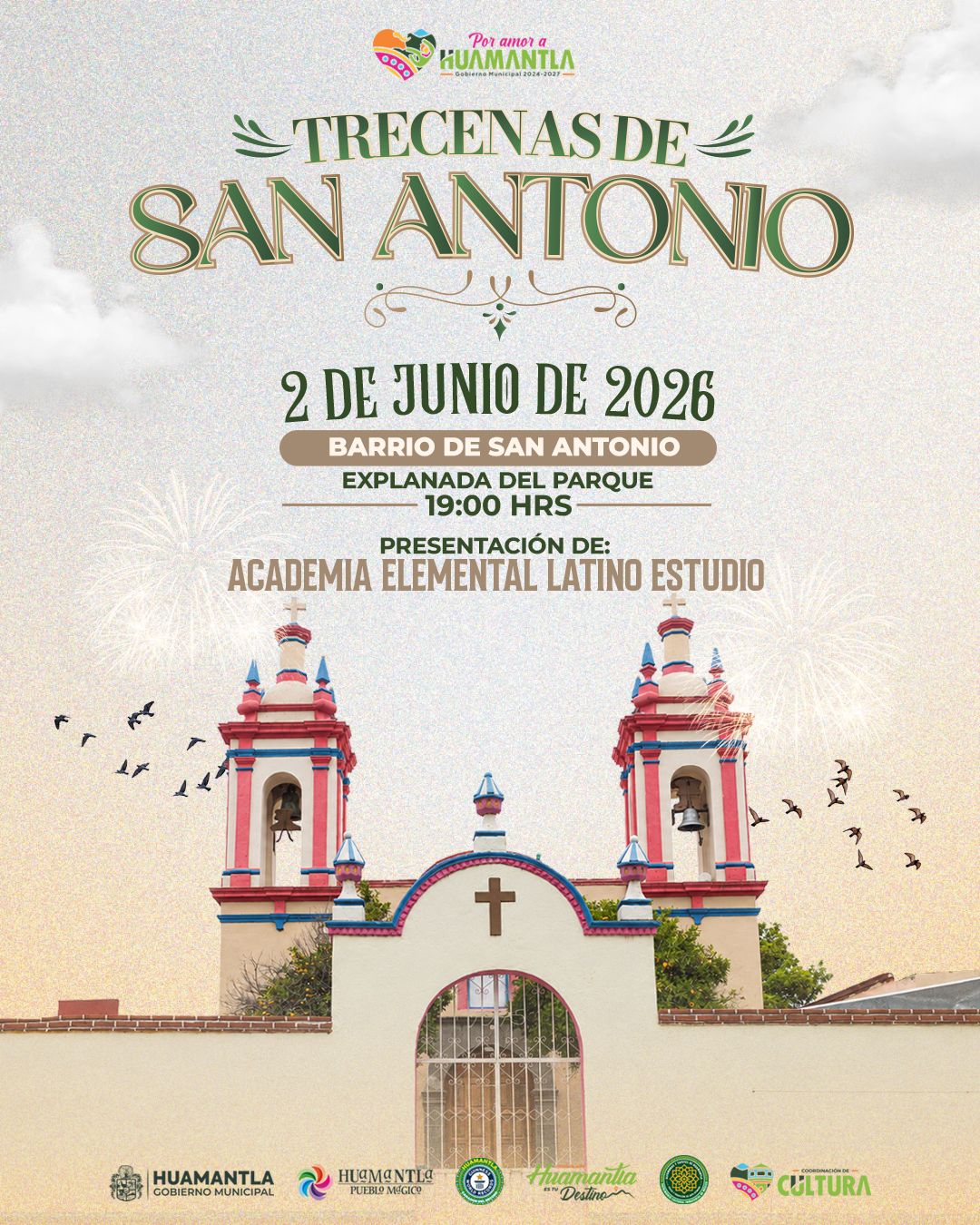 CONTINÚAN LAS TRECENAS DE SAN ANTONIO 2026 CON LA PRESENTACIÓN DE ELEMENTAL LATINO ESTUDIO