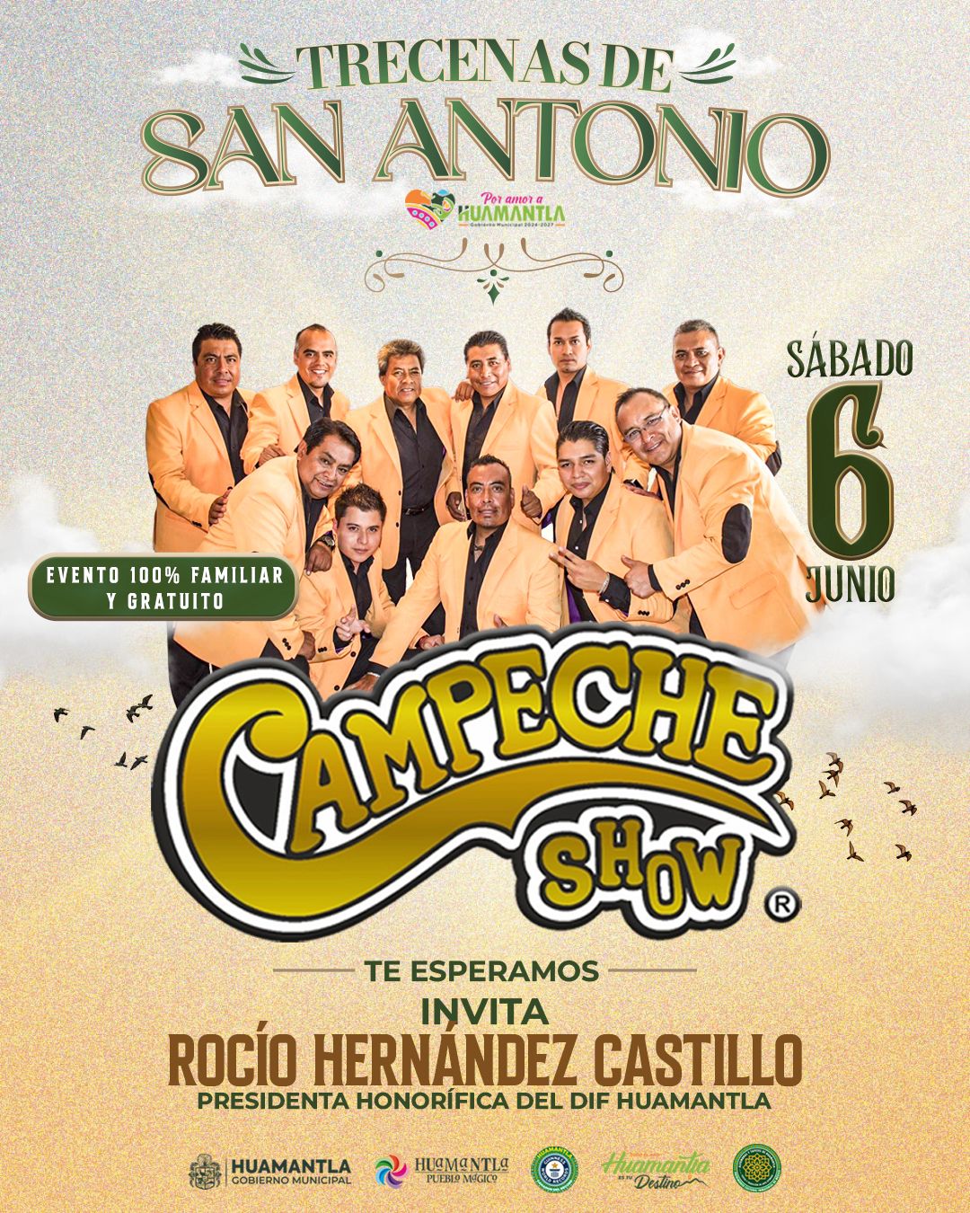 CAMPECHE SHOW LLEGARÁ AL BARRIO DE SAN ANTONIO COMO PARTE DE LAS TRECENAS 2026