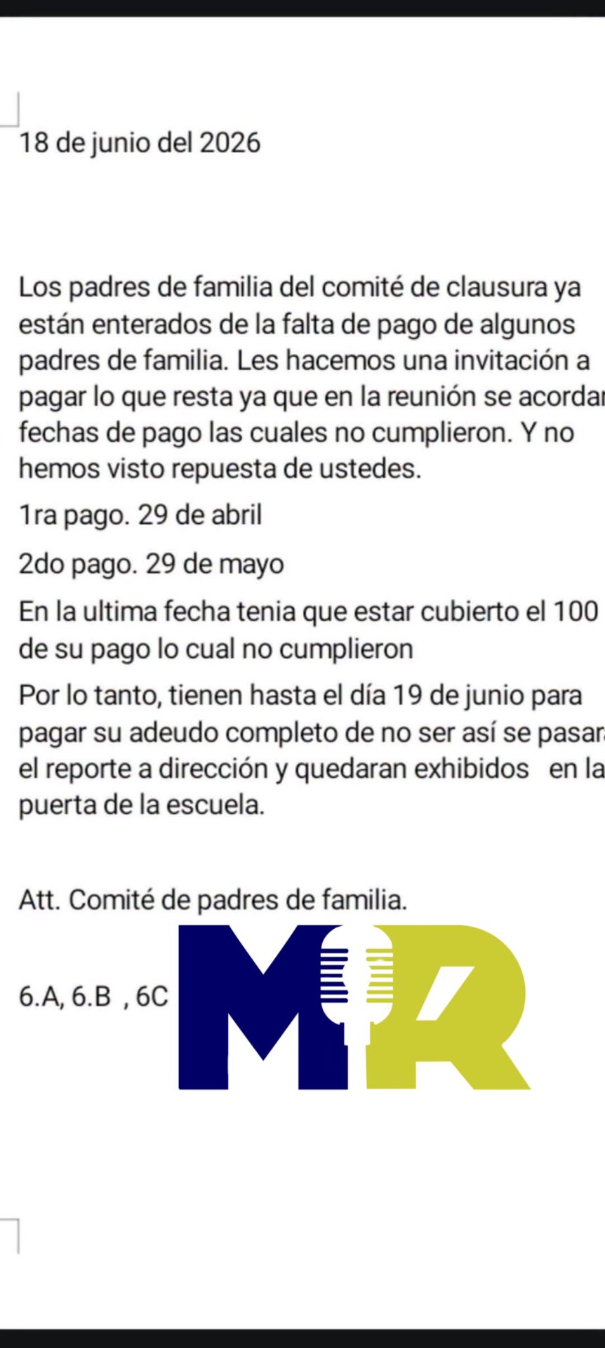 Amenazan a padres de familia de escuela en Zacatelco