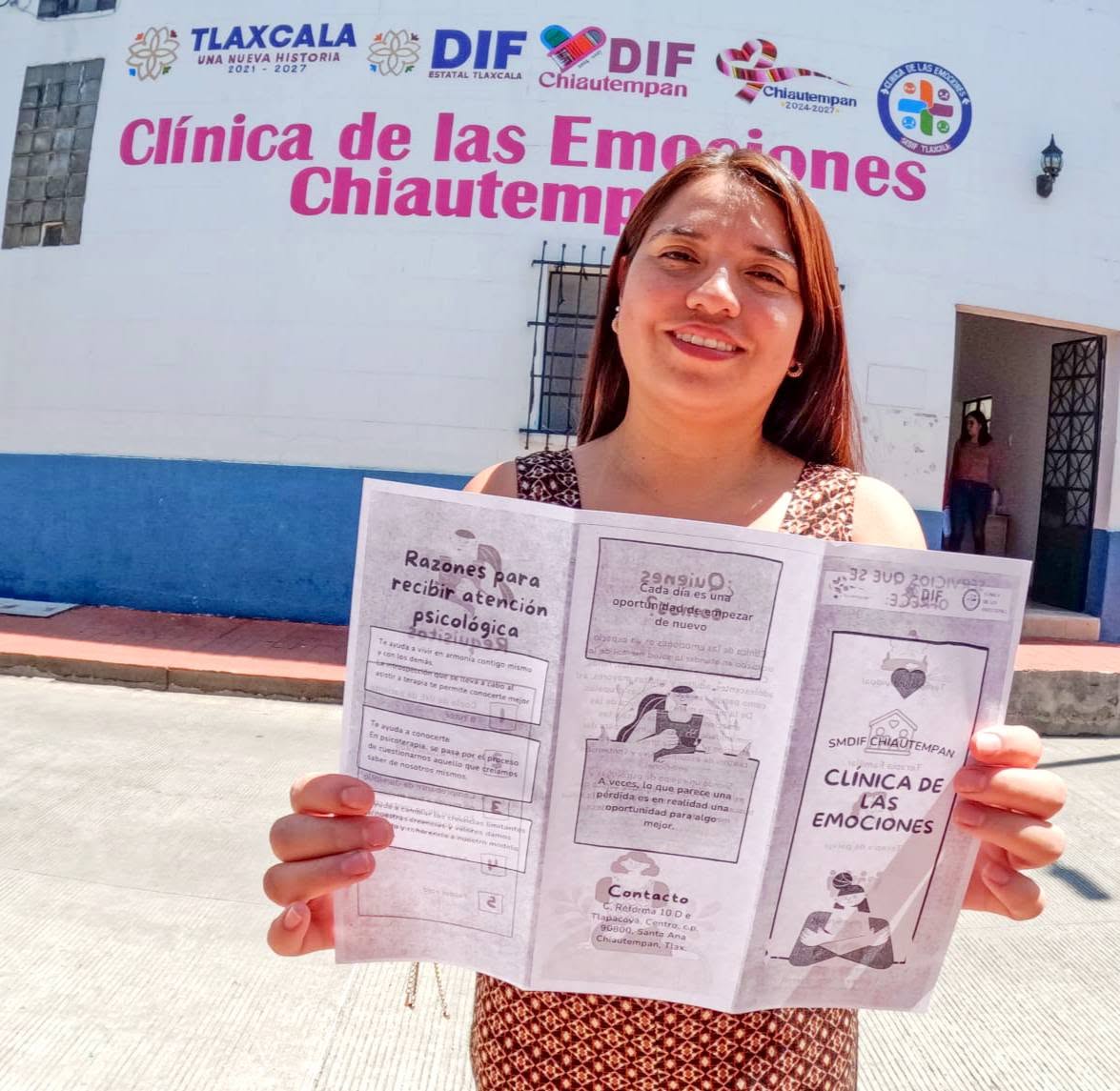 Clínica de Emociones de Chiautempan, un compromiso cumplido que hoy brinda apoyo a las personas: Blanca Angulo     