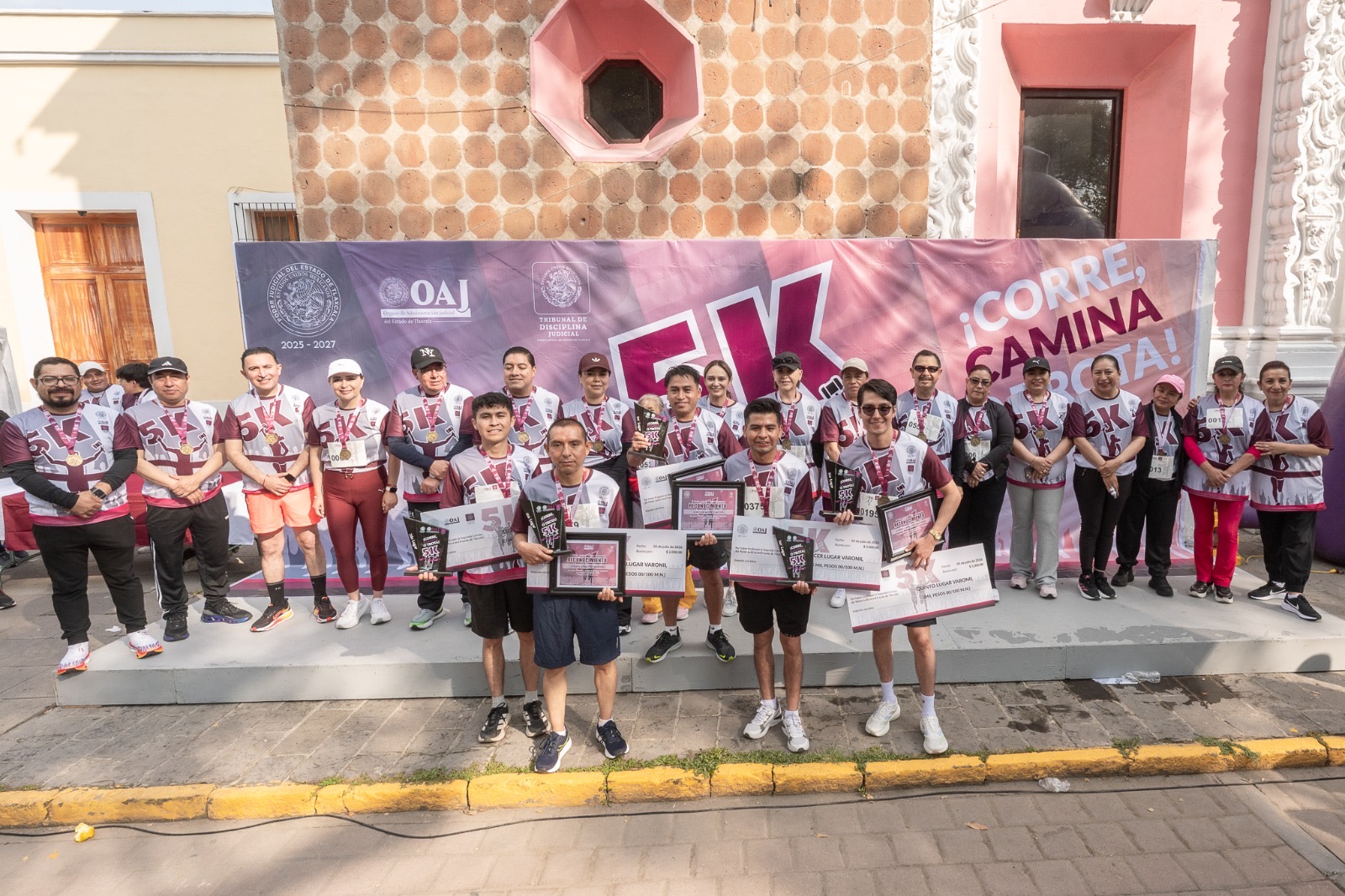 El Poder Judicial de Tlaxcala celebra con éxito su Carrera 5K para estrechar lazos institucionales