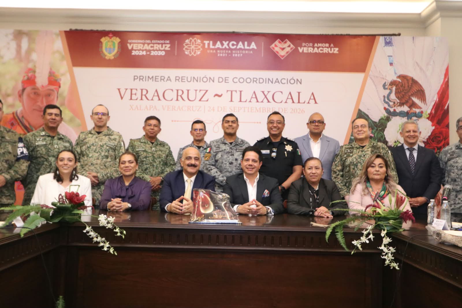 SOSTIENEN GABINETES DE TLAXCALA Y VERACRUZ PRIMERA REUNIÓN DE COORDINACIÓN EN MATERIA DE SEGURIDAD Y PROCURACIÓN DE JUSTICIA 