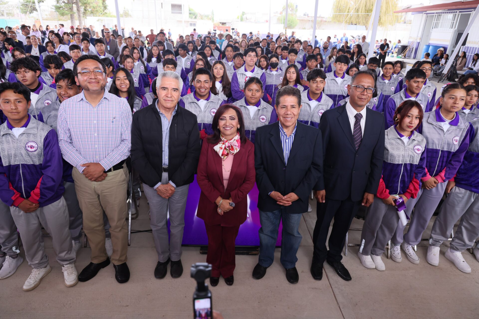 INAUGURA GOBERNADORA NUEVO PLANTEL DEL CEBES 19 EN HUAMANTLA. 