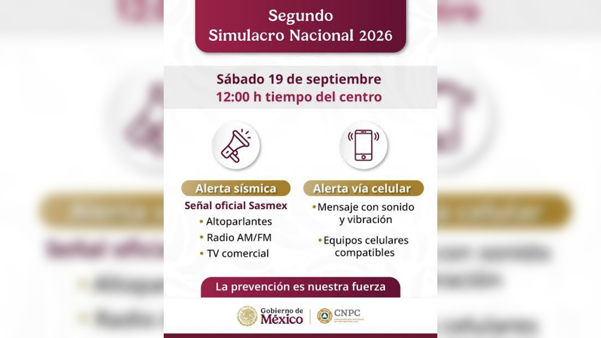HUAMANTLA SE SUMA AL SEGUNDO SIMULACRO NACIONAL 2026; INVITA GOBIERNO MUNICIPAL A LAS FAMILIAS A PARTICIPAR DESDE CASA