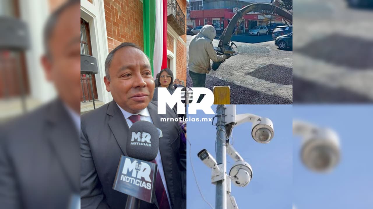 Apizaco proyecta hasta 25 mdp para bacheo y destina 13 mdp a videovigilancia