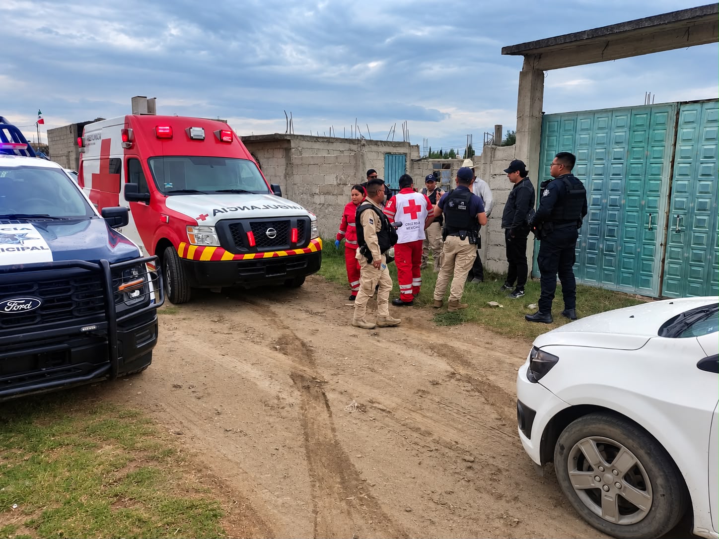 ATIENDE SEGURIDAD PÚBLICA DE HUAMANTLA REPORTE POR PRESUNTA AGRESIÓN EN SANTA ANITA