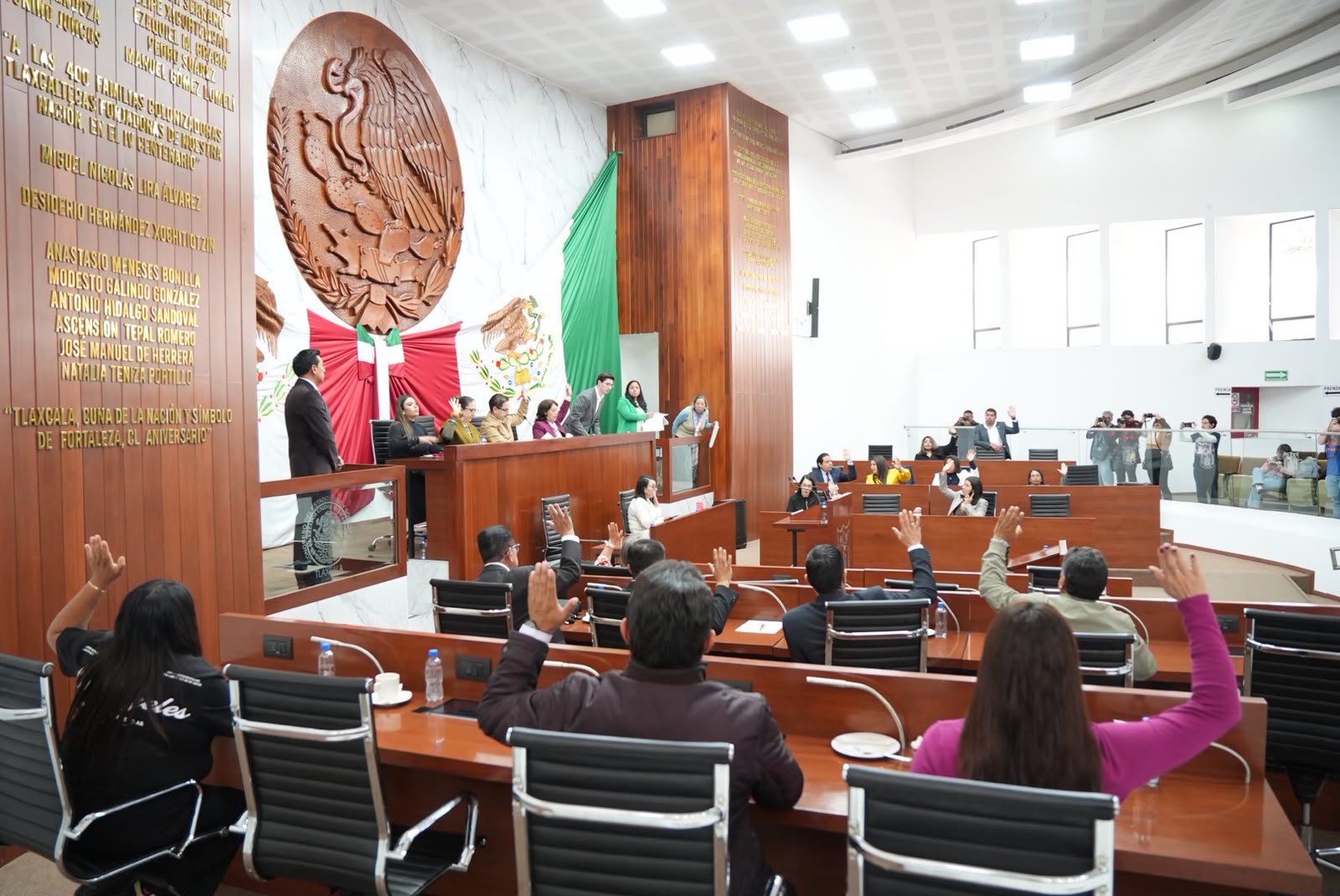 Por unanimidad aprueba Congreso de Tlaxcala minuta federal sobre nacionalidad única para titulares de los Poderes Ejecutivos