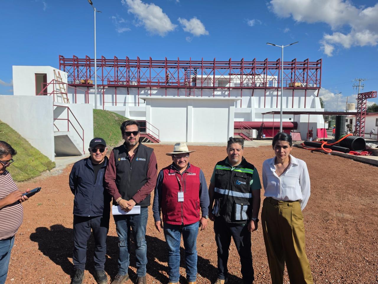 AVANZA AL 95% CONSTRUCCIÓN DE TRES PLANTAS DE TRATAMIENTO DE AGUAS RESIDUALES EN TLAXCO.